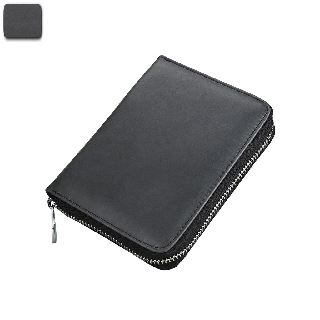 Expanding Card Holder Men's Passport Holder Cowhide Multi-functional