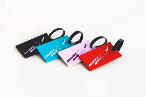 Adventure Awaits Luggage Tag | Four Color Options